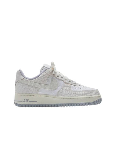 Air Force 1 Low Top Sneakers White Python - NIKE - BALAAN 1