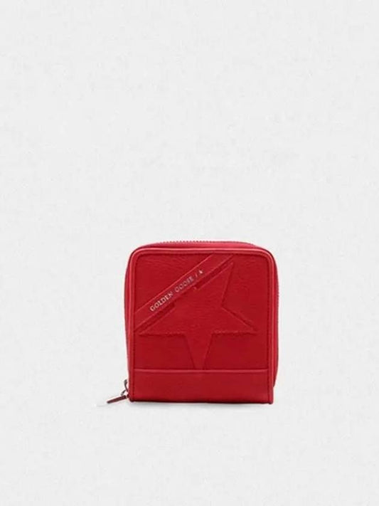 KOREA Women s Star Medium Zipper Wallet G36WA883 A2 Red 271258 - GOLDEN GOOSE - BALAAN 1