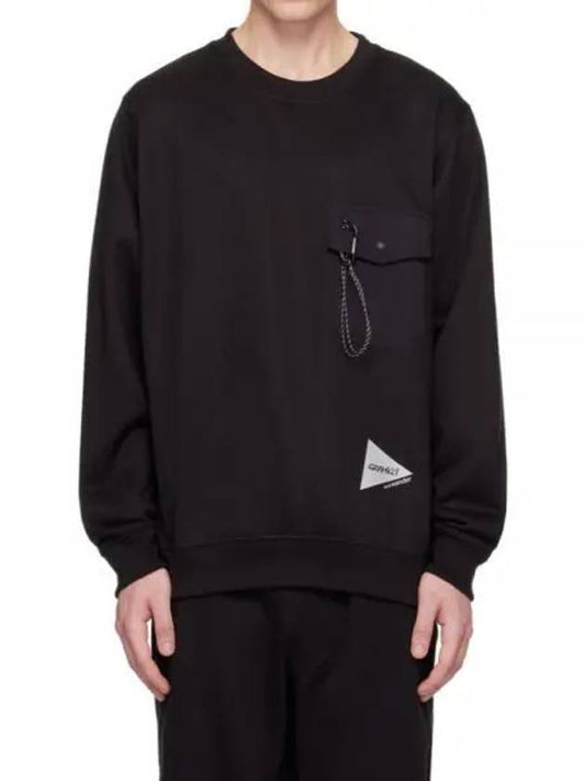 Andwinder GRAMICCI Pocket Sweatshirt GUJ4S3004 BLACK - AND WANDER - BALAAN 1