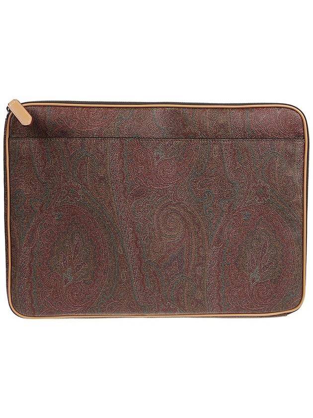 Paisley Clutch Bag Brown - ETRO - BALAAN 1