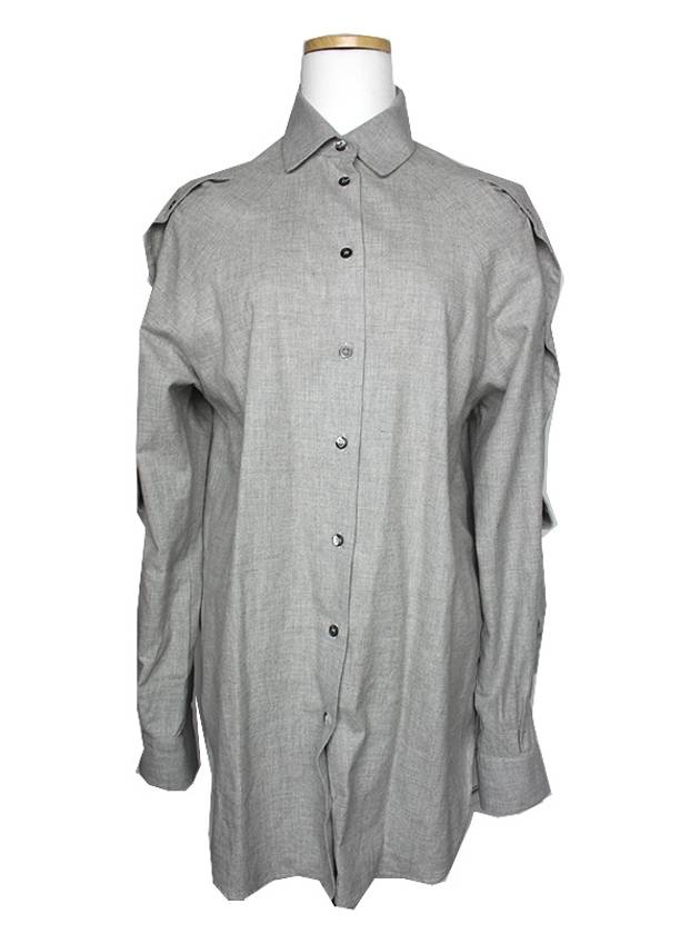 Jeans gray cotton shirt 55 66 - IRO - BALAAN 1