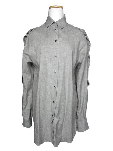 Jeans gray cotton shirt 55 66 - IRO - BALAAN 1