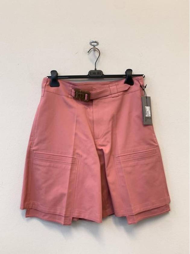 Cargo Bermuda Shorts Pink - DIOR - BALAAN 3