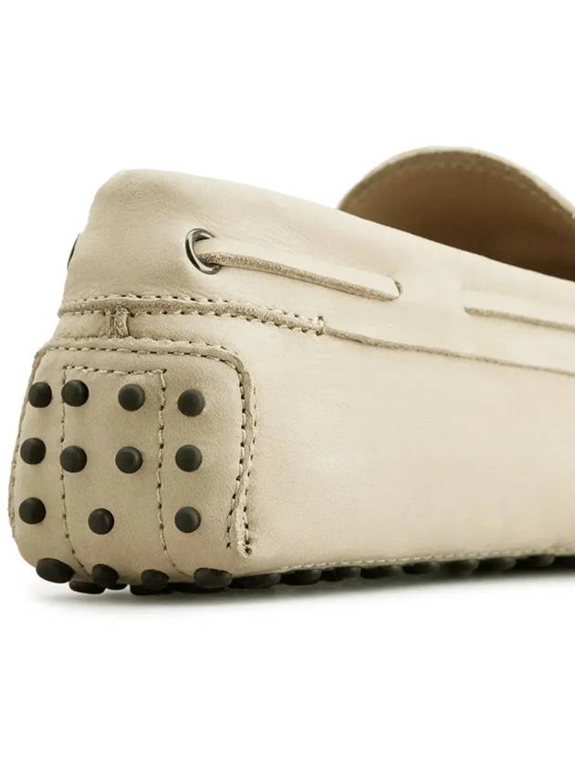 Gommino Nubuck Driving Shoes  Beige - TOD'S - BALAAN 5