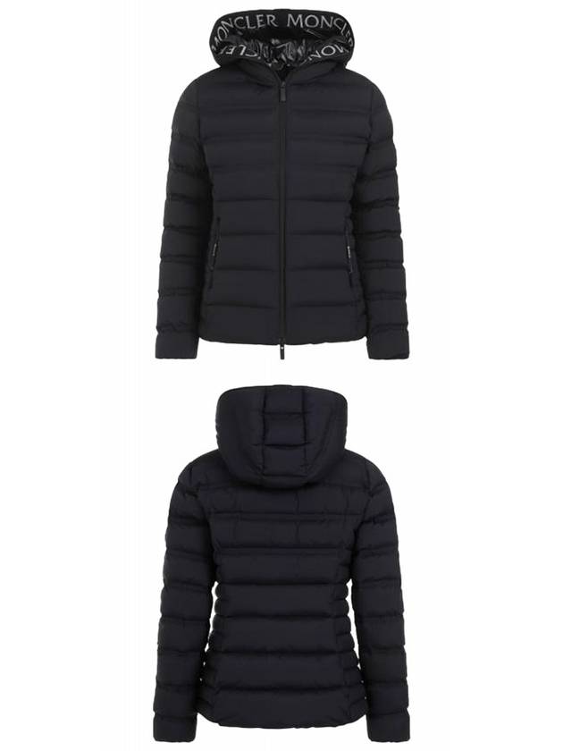 1A00021 595FK 999 ALETE Hooded Down Padded Black Women s Jacket TEO - MONCLER - BALAAN 4