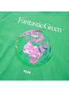 Fantastic Green Sustainable Cotton Short Sleeve T-Shirt Green - MSGM - BALAAN 7