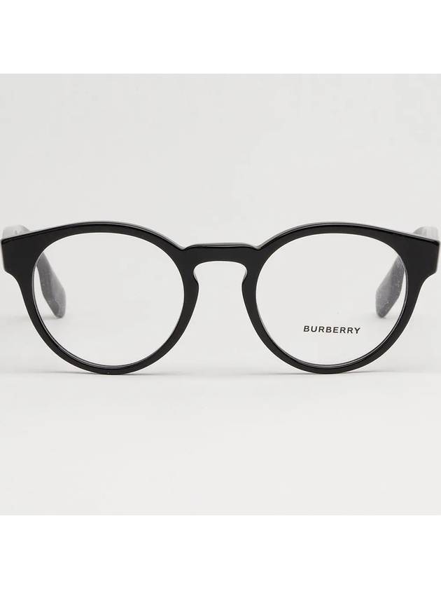 Eyewear Grant Round Eyeglasses Black - BURBERRY - BALAAN 4