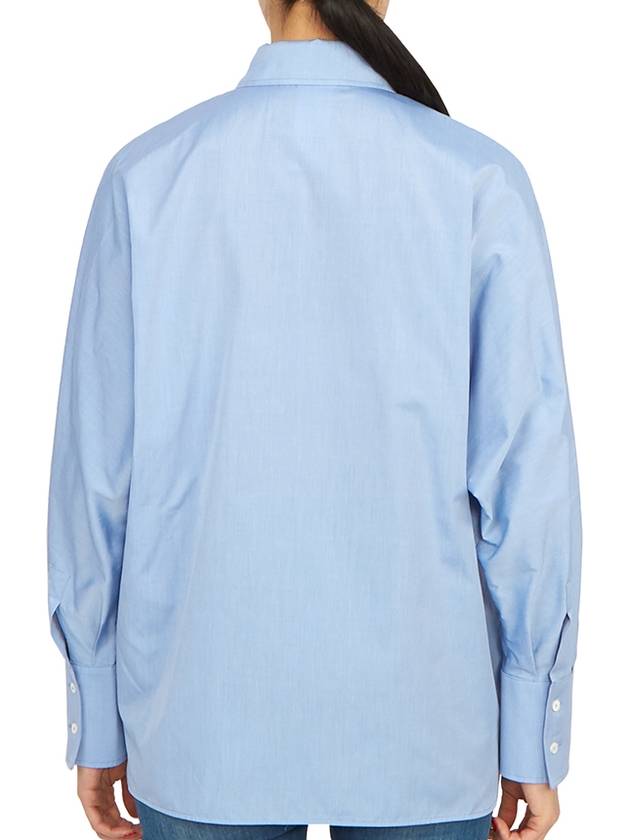 Garenna Long Sleeve Shirt Blue - MAX MARA - BALAAN 7