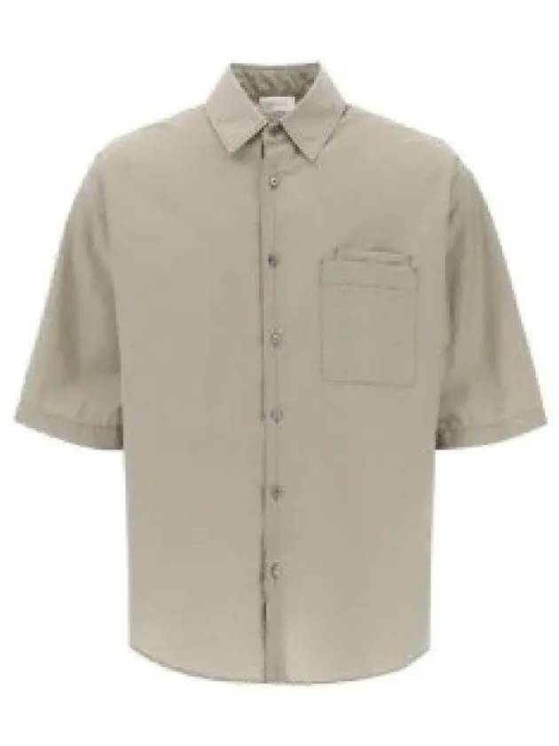 Double Pocket Short Sleeve Khaki - LEMAIRE - BALAAN 2