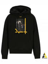 Arrow graphic slim fit hoodie OMBB097C99FLE0151001 OMBB097C99FLE015 1001 - OFF WHITE - BALAAN 2