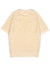 Men's Waffle Raglan Short Sleeve Knit Beige I2SN01BE - IOEDLE - BALAAN 4