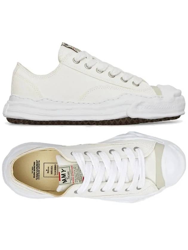 Hank OG Sole Low Top Sneakers White - MAISON MIHARA YASUHIRO - BALAAN 2