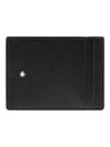 Logo Leather Card Wallet Black - MONTBLANC - BALAAN 6