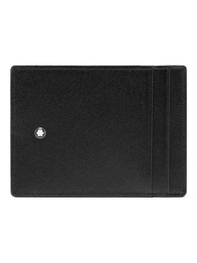 Logo Leather Card Wallet Black - MONTBLANC - BALAAN 6