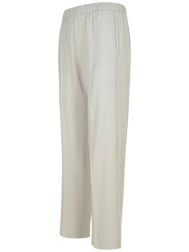 Fabiana Filippi Grey Virgin Wool Trousers - FABIANA FILIPPI - BALAAN 2