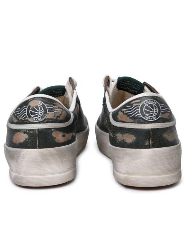 Stardan Leather Low Top Sneakers Green - GOLDEN GOOSE - BALAAN 5