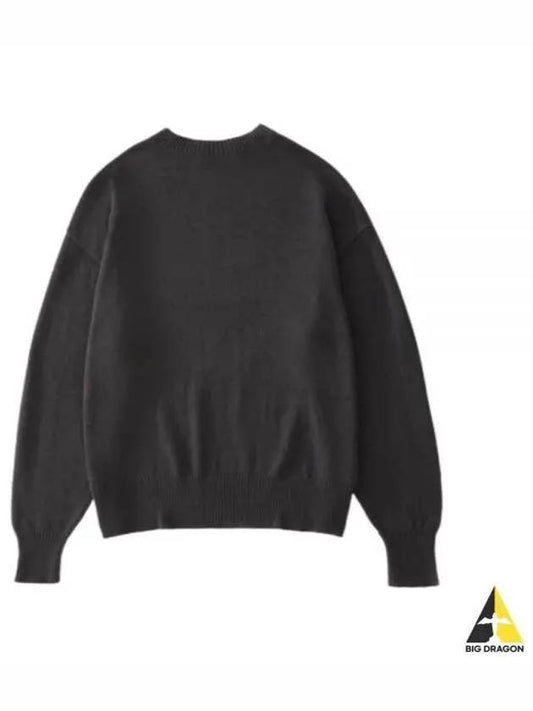 24 CORDE 5GG CREW NECK JUMPER ASPHALT 1112 knit - STUDIO NICHOLSON - BALAAN 1