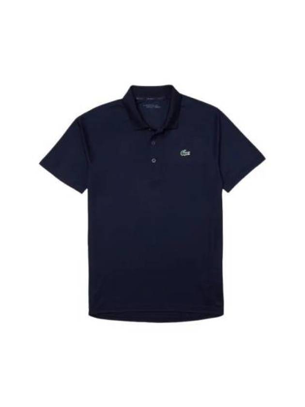 Logo Basic Short Sleeve PK Shirt Navy - LACOSTE - BALAAN 2