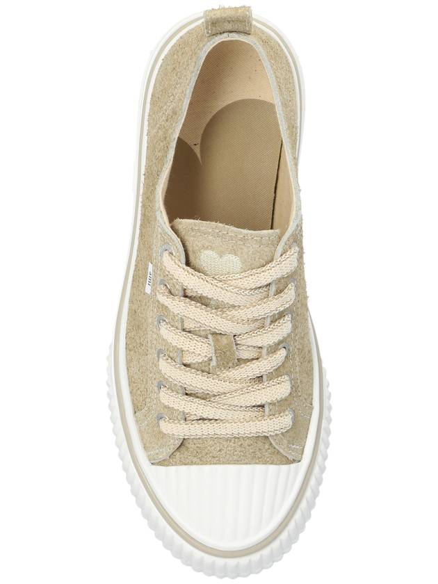 De Coeur suede low top sneakers beige - AMI - BALAAN 7