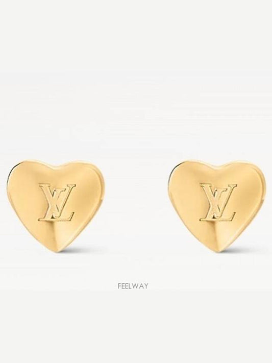 M01020 NEW LV Heart Earrings - LOUIS VUITTON - BALAAN 1