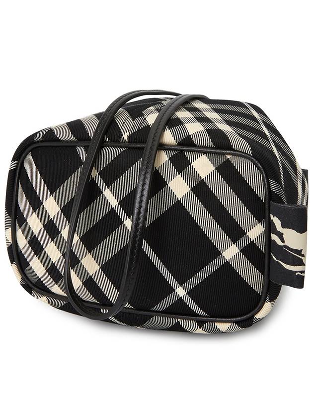 Check Mini Bucket Bag Black Black - BURBERRY - BALAAN 5