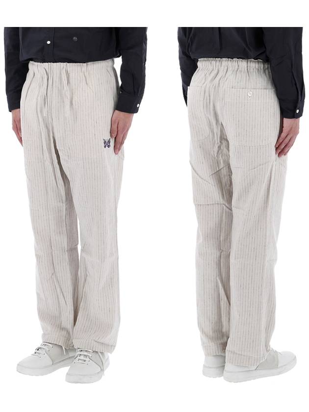 Pinstripe Pants NS231 IVORY - NEEDLES - BALAAN 1