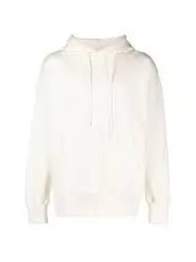 Back Logo Kangaroo Pocket Hoodie Ivory - MSGM - BALAAN 2