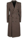 Wool Double Coat Brown - BALENCIAGA - BALAAN 2