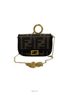 Clover Baguette Nano Charm Cross Bag 7AR844 - FENDI - BALAAN 1