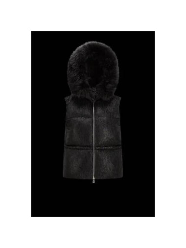 Mergule Padded Vest Black - MONCLER - BALAAN 1