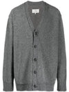 Elbow Patch Cardigan Grey - MAISON MARGIELA - BALAAN 2