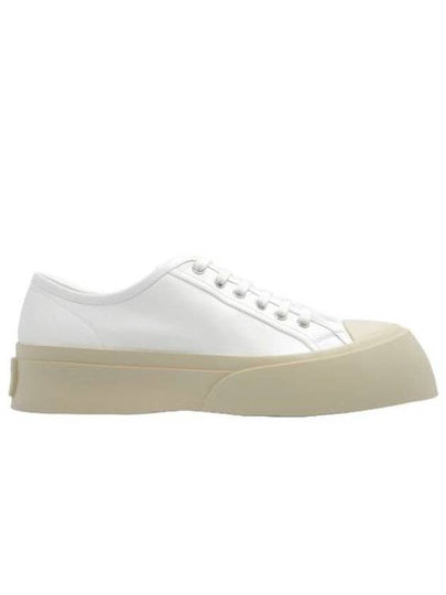 Pablo Platform Nappa Leather Low Top Sneakers Lilywhite - MARNI - BALAAN 2