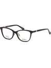 Glasses frame MM5042D 001 men women horn rim Asian fit - MAX MARA - BALAAN 7