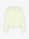 Baby Fox Patch Regular Cardigan Lemonade - MAISON KITSUNE - BALAAN 2