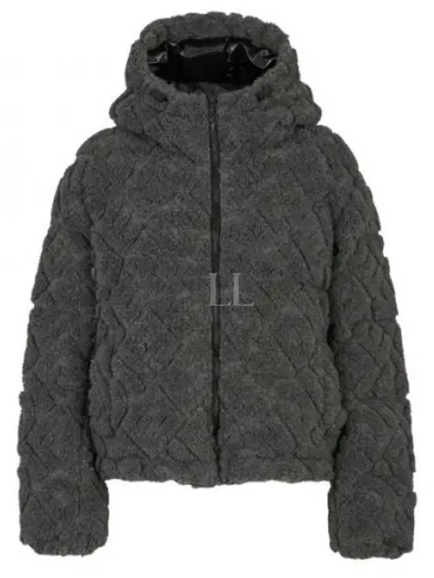 FF Wool Blouson Padding Grey - FENDI - BALAAN 2