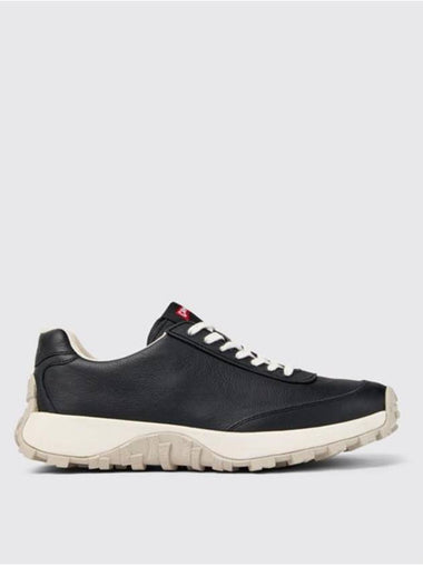 Drift Trail Vibram Leather Textile Low Top Sneakers Black - CAMPER - BALAAN 1