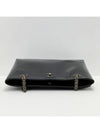 Black enamel 6th Division CC logo vintage chain square shoulder bag tote 4VCHB20521 - CHANEL - BALAAN 5