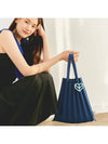 tote bag navy - PLEATSMAMA - BALAAN 1