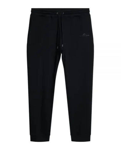 Alpha Logo Print Track Pants Black - J.LINDEBERG - BALAAN 2