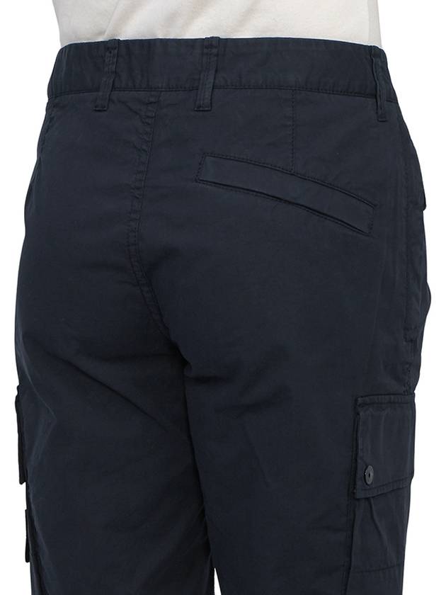 Wappen Cargo Bermuda Shorts Navy - STONE ISLAND - BALAAN 9