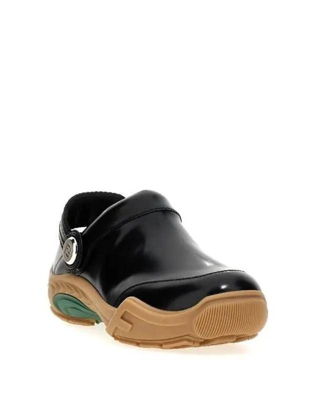 Lab Clogs Slippers Black - FENDI - BALAAN 3