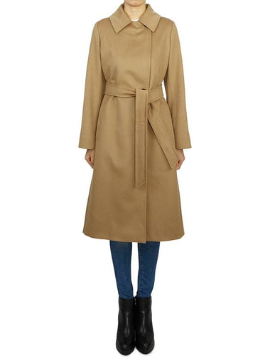 Bcollag Belted Double Coat Camel - MAX MARA - BALAAN 1