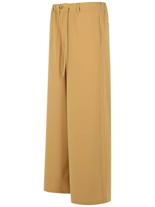 Marni Beige Virgin Wool Blend Trousers - MARNI - BALAAN 2