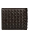 Intrecciato Weaving Half Wallet Espresso - BOTTEGA VENETA - BALAAN 5