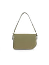 Cut-out edge shoulder bag green ash - LECHROMAQI - BALAAN 1