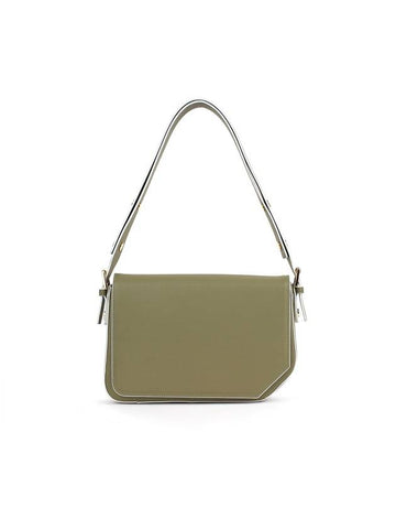 Cut-out edge shoulder bag green ash - LECHROMAQI - BALAAN 1