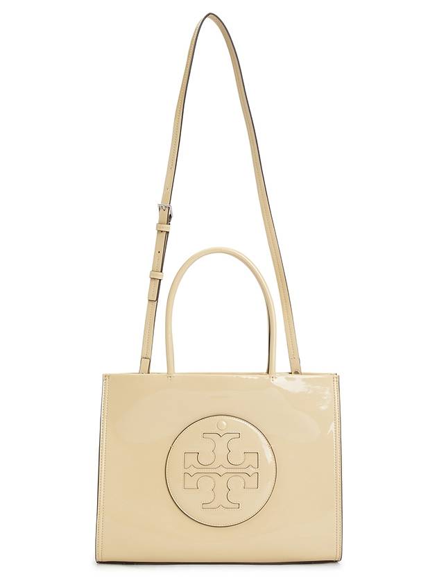 Ella Bio Small Tote Bag Beige - TORY BURCH - BALAAN 7