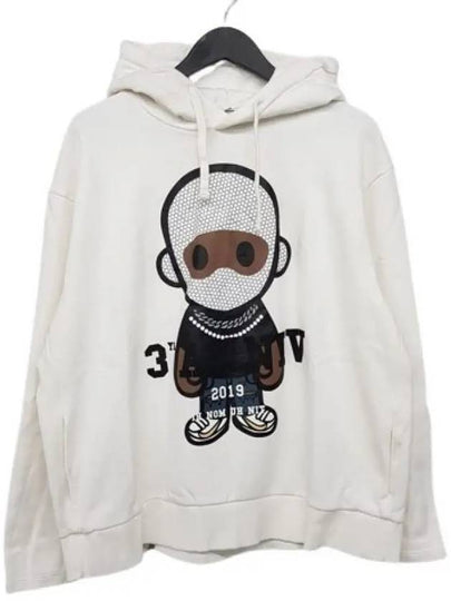 NCW19253 081 Hooded Sweatshirt White - IH NOM UH NIT - BALAAN 2