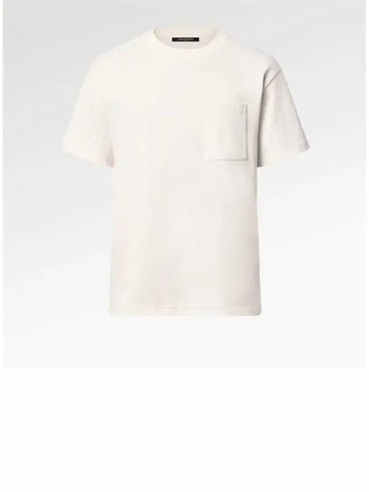 Miracle Pique Cotton White T Shirt 1AFBAA - LOUIS VUITTON - BALAAN 1