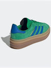 Gazelle Bold Suede Low Top Sneakers Green - ADIDAS - BALAAN 4